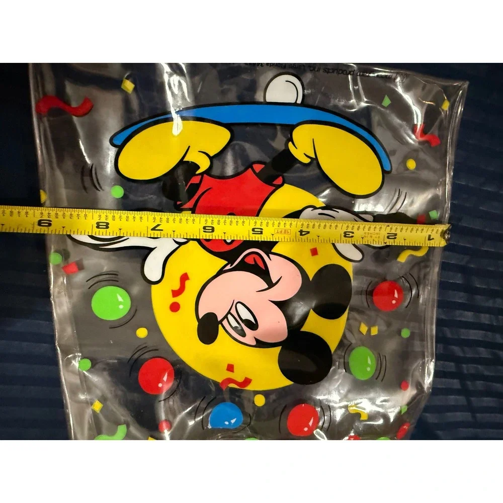 Vintage Disney Mickey Mouse Clear PVC Tote Bag Skateboard Monogram Products